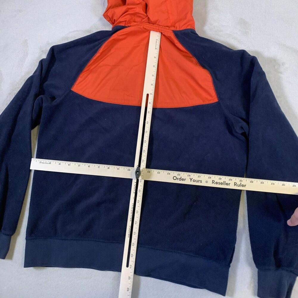 Nike Sportswear Windrunner Full Zip Fleece Jacket Mens Medium Blue Red Hooded B3 - Picture 13 of 15